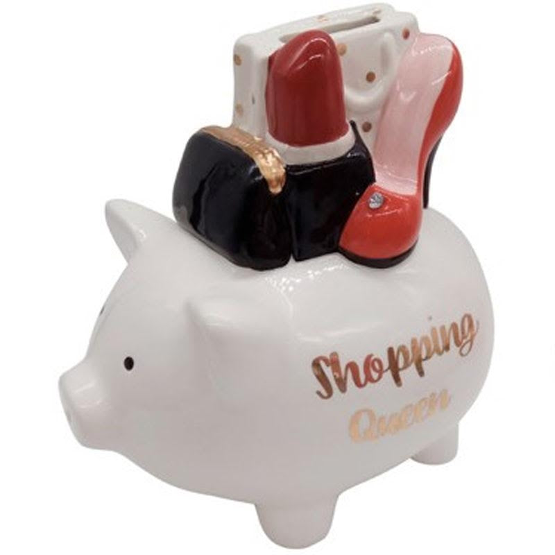 Salvadanaio Piggies - 2 Bianco Con Rossetto Pomme Pidou