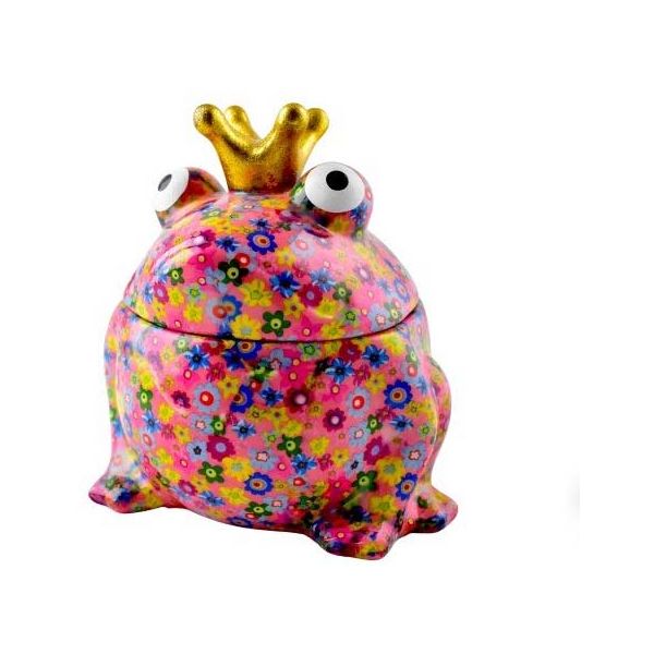 Biscottiera Rana Freddy Large Rosa Pomme Pidou Pomme Pidou