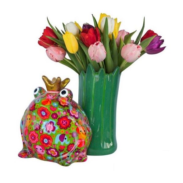 Vaso Rana Feddy Verde Scuro Pomme Pidou Pomme Pidou