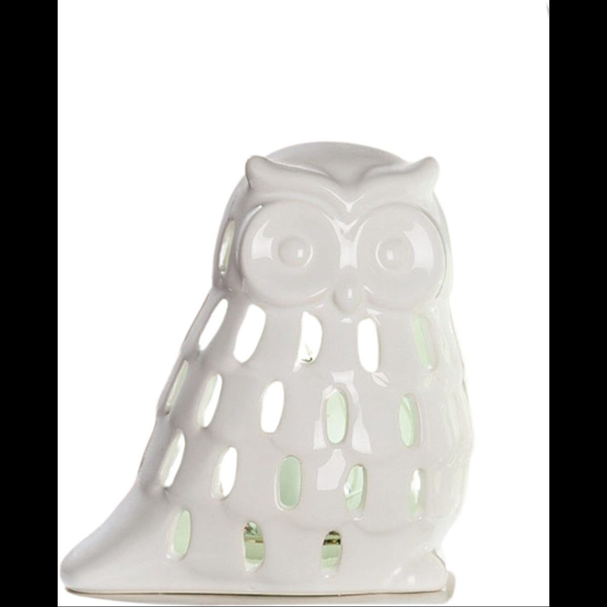 Gilde Ceramica Lampada Con Led Gufo Gilde