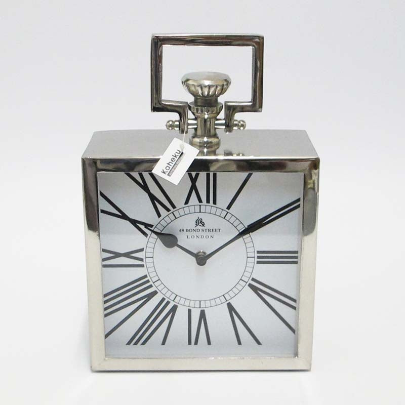Orologio Tower Nickel Plated 26X9X37H Kaheku