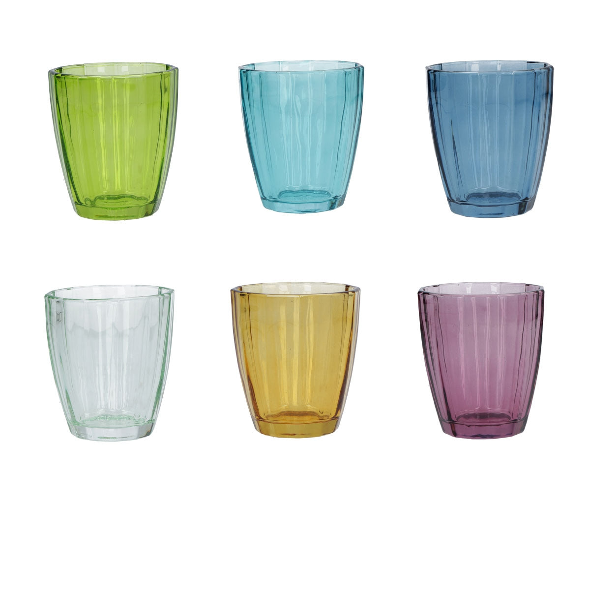 Set 6 Bicchieri Multicolor Rose E Tulipani Rose E Tulipani