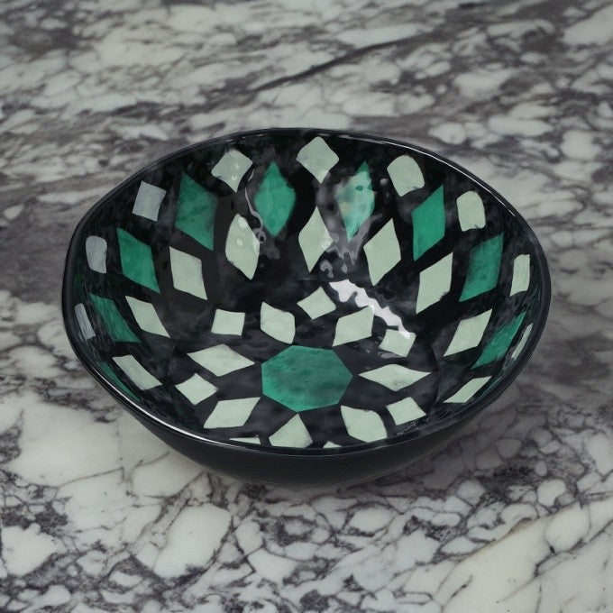 Noir Insalatiera D 36 Cm Rose E Tulipani Rose E Tulipani