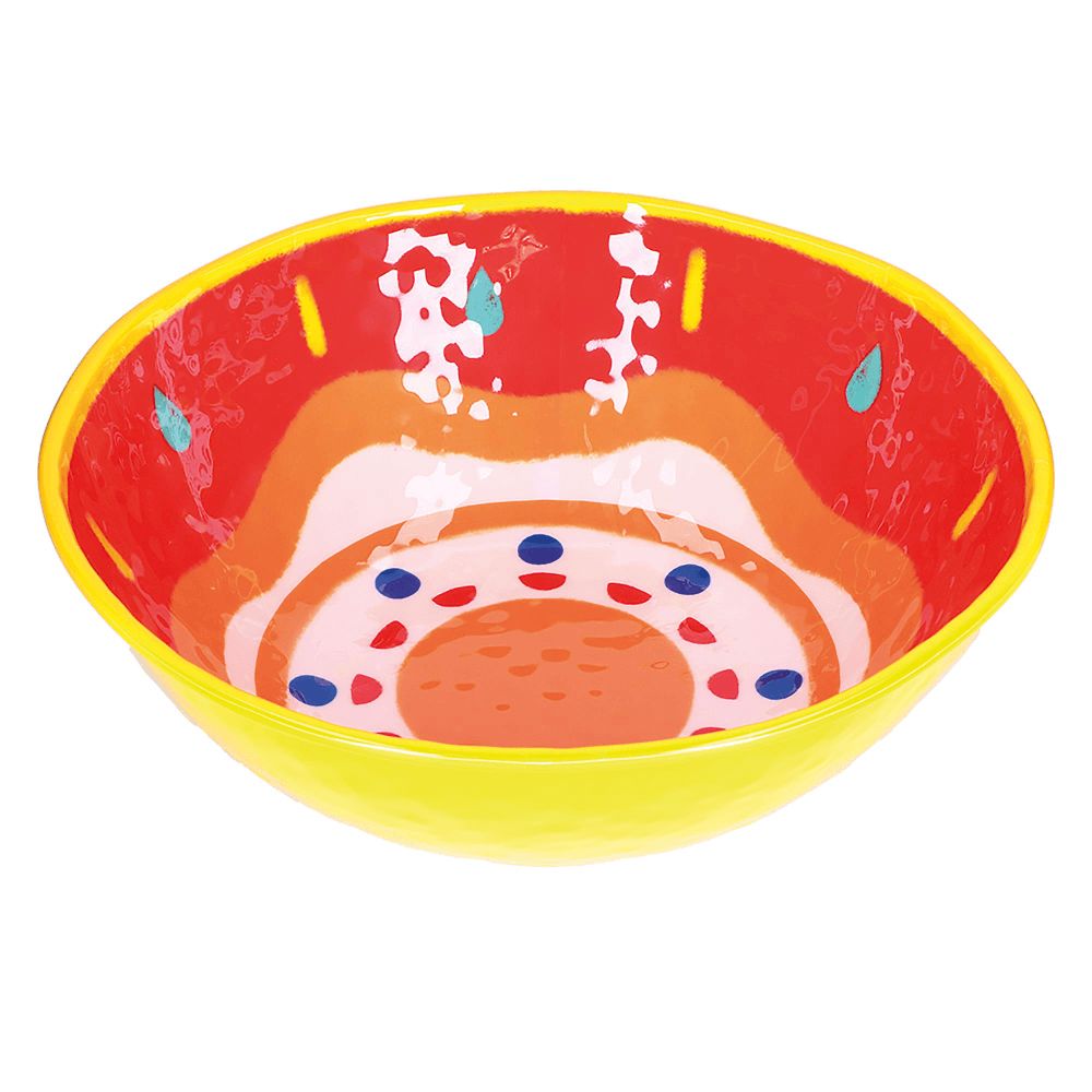 Soleado Insalatiera 100% Melamina 36 Cm Rose E Tulipani Rose E Tulipani