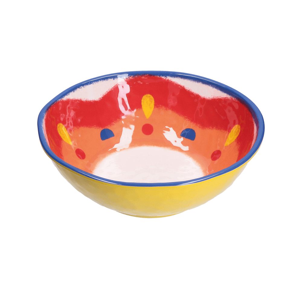 Soleado Insalatiera 100% Melamina Â 28 Cm Rose E Tulipani Rose E Tulipani