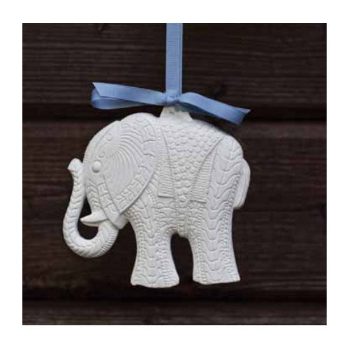 Profumatori Elefante Gesso Profumato 13X14 Cm C/Sp Rituali  Domestici