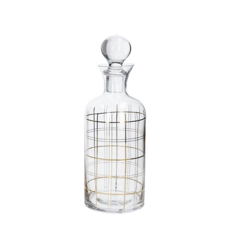 Vedoro Bottiglia Liquore In Vetro Con Decorazione Rituali  Domestici