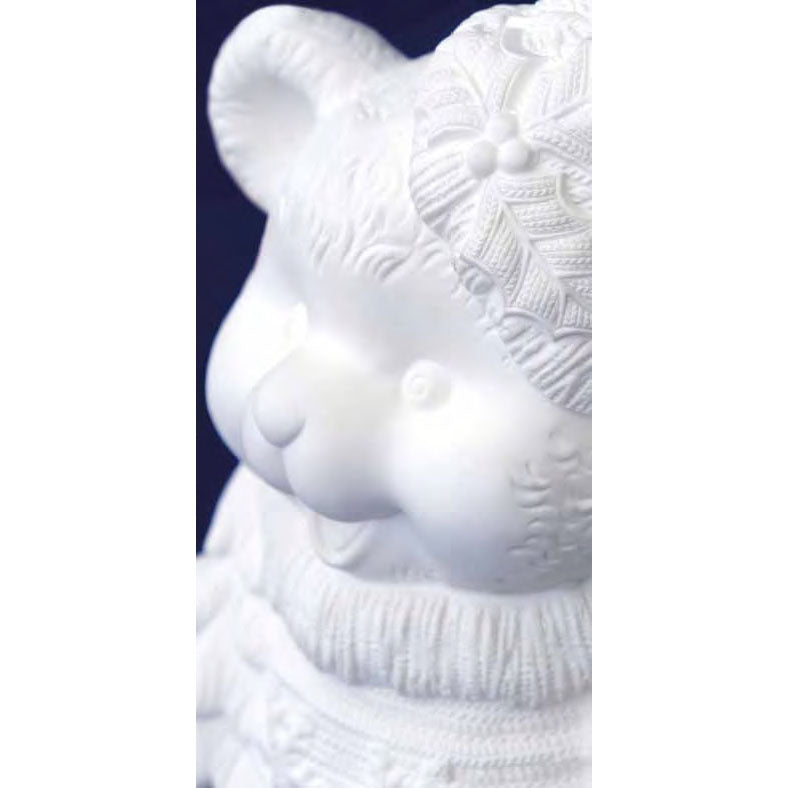 Nottediluci Orsetto M In Ceramica Led Timer (6 Ore Rituali  Domestici