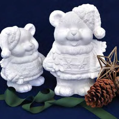 Nottediluci Orsetto M In Ceramica Led Timer (6 Ore Rituali  Domestici