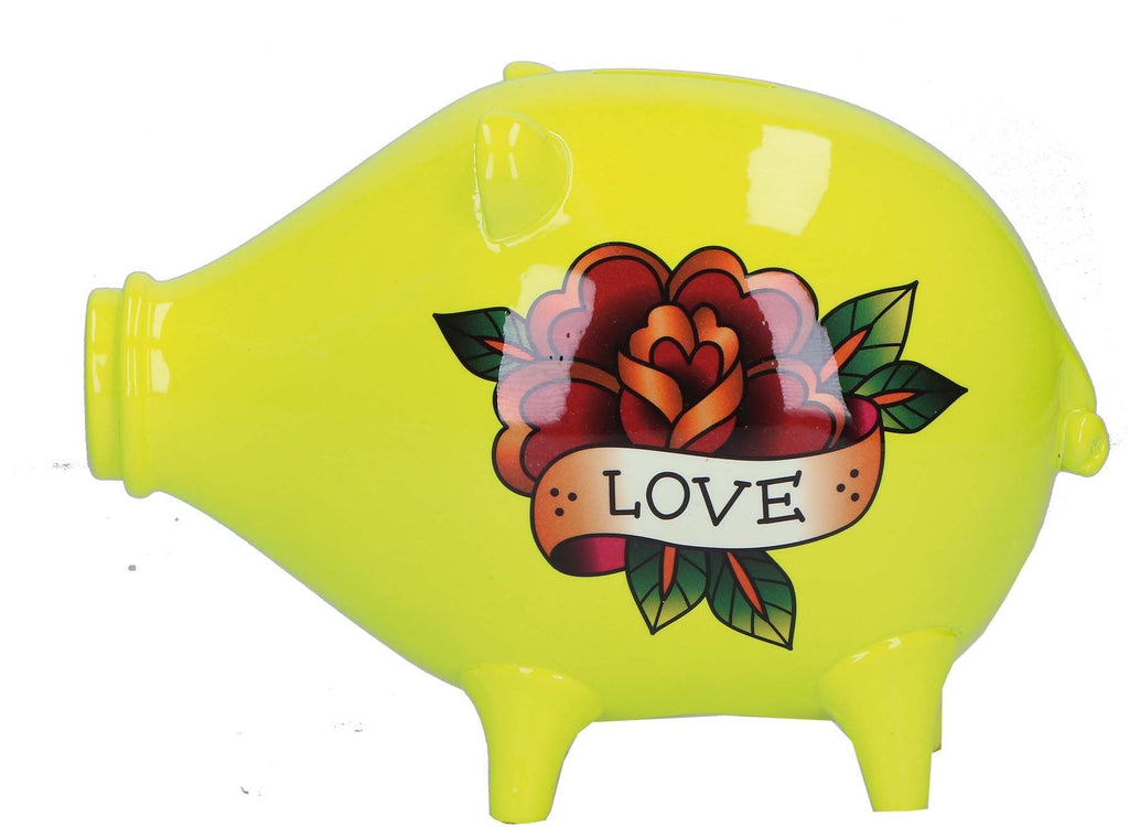 Tommy Salvadanaio In Resina Giallo B In Gb Rituali Domestici Rituali  Domestici