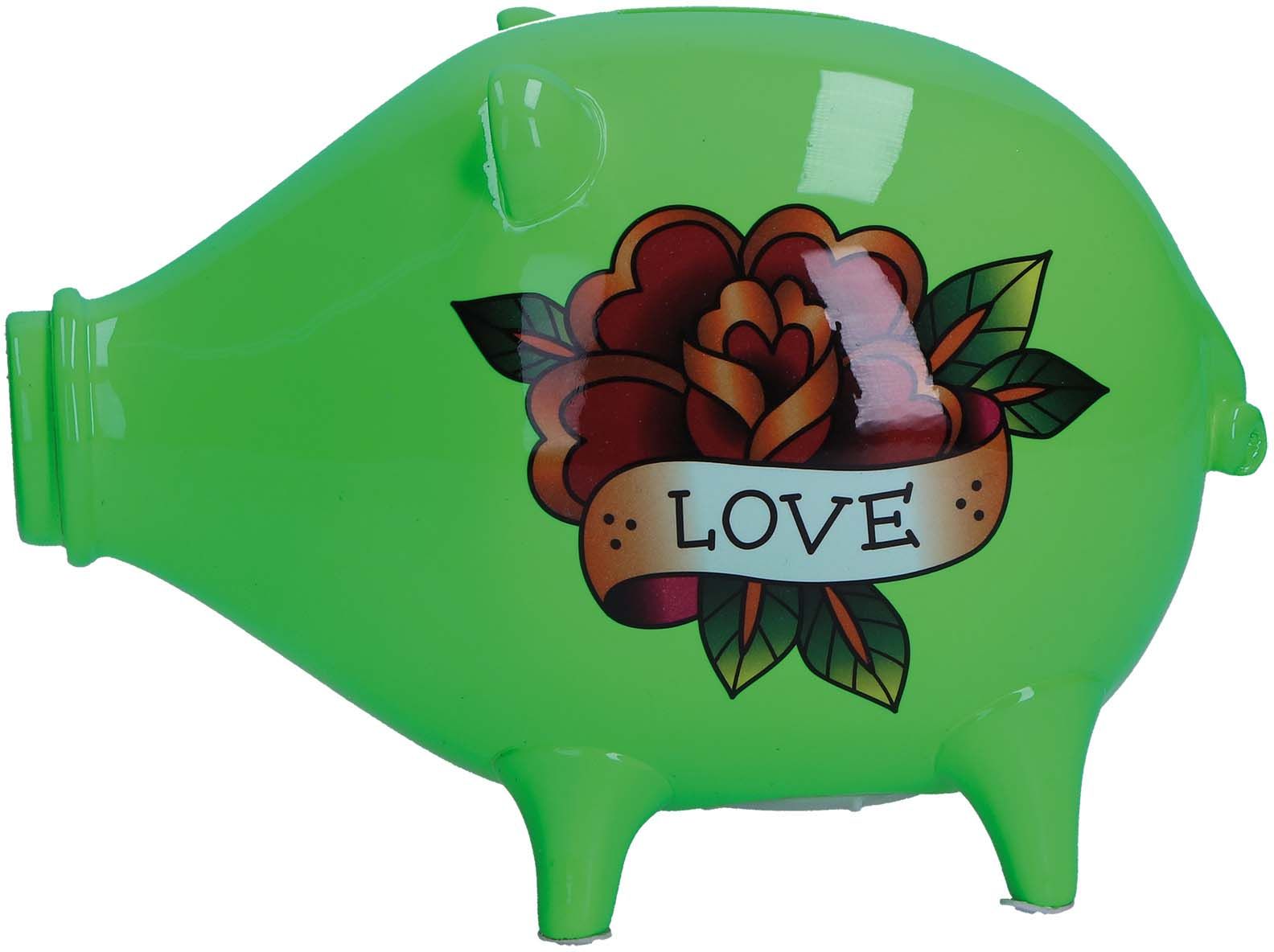 Tommy Salvadanaio In Resina Verde B In Gb Rituali Domestici Rituali  Domestici