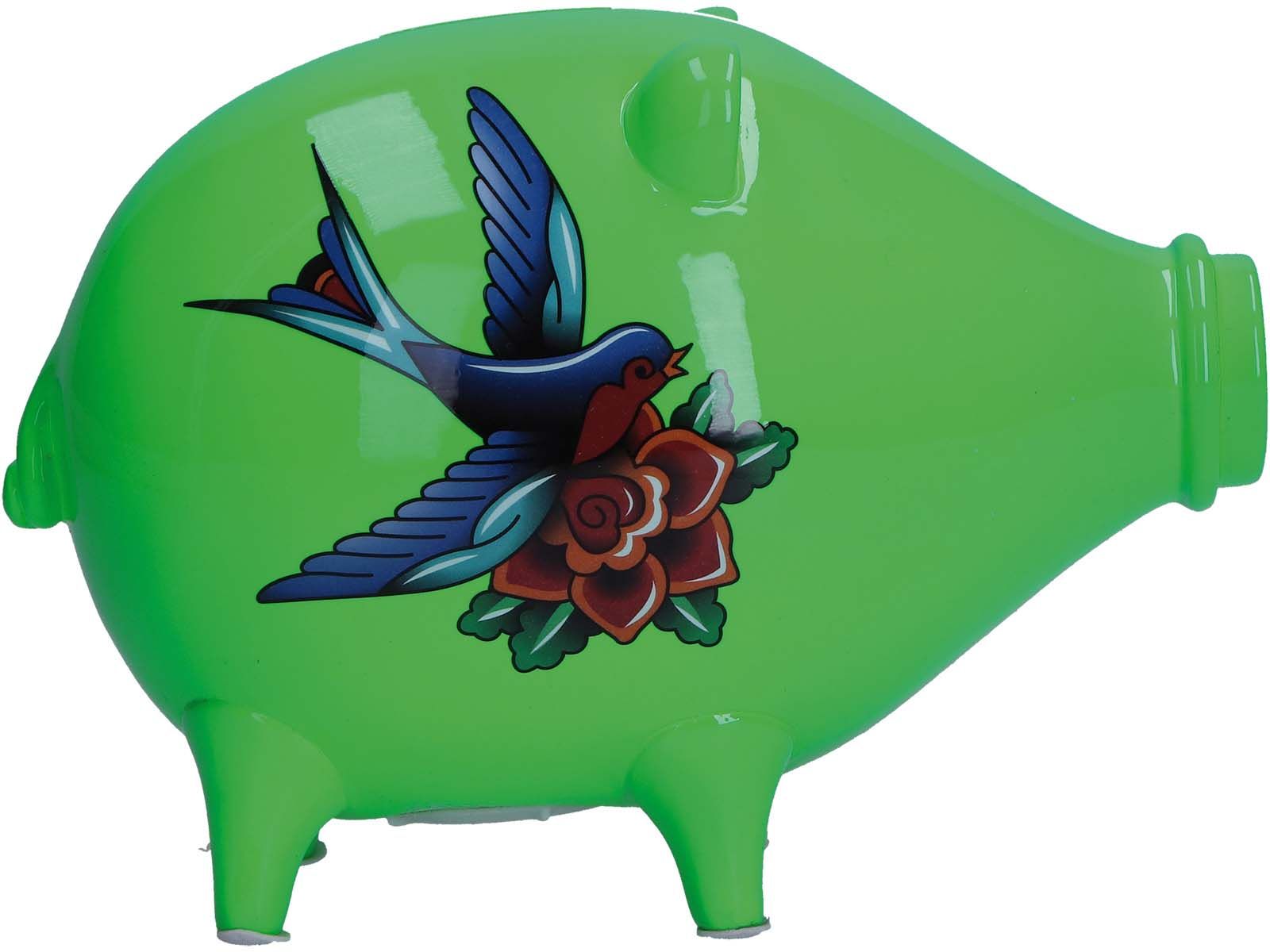 Tommy Salvadanaio In Resina Verde B In Gb Rituali Domestici Rituali  Domestici