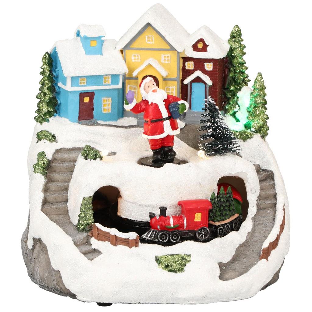 Village Train Animated 2Ass Multicolor-Battery Timstor