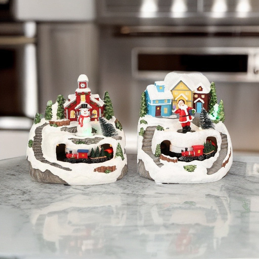 Village Train Animated 2Ass Multicolor-Battery Timstor