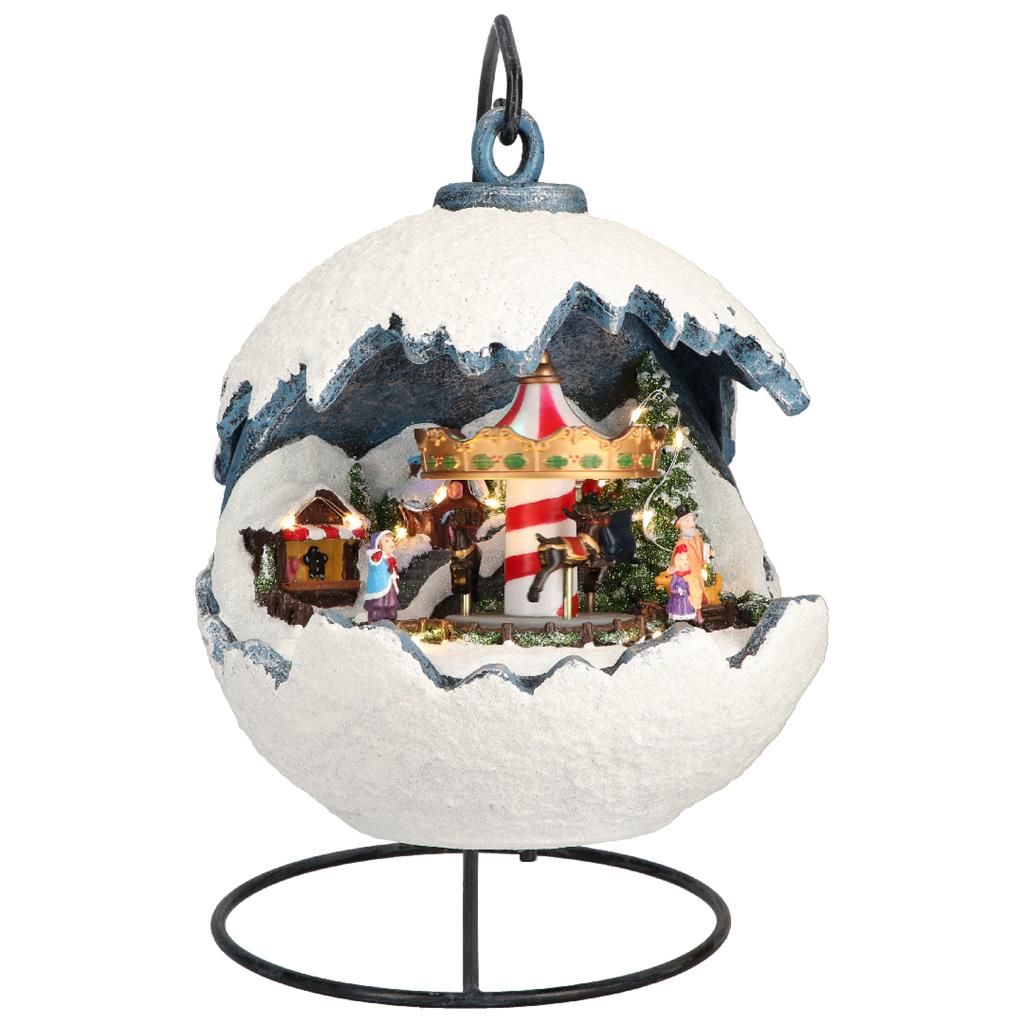 Christmas Ball Animated Multicolor Timstor