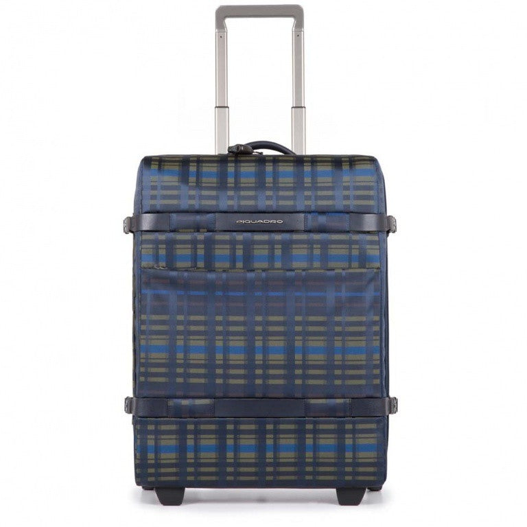 Trolley Cabin Slim 2 Ruote In Sintetico E Tessuto Piquadro