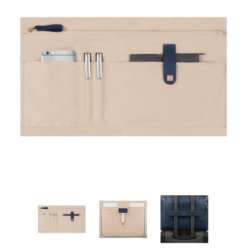 Cartella In Pelle Con Patta E Chiusura Piquadro
