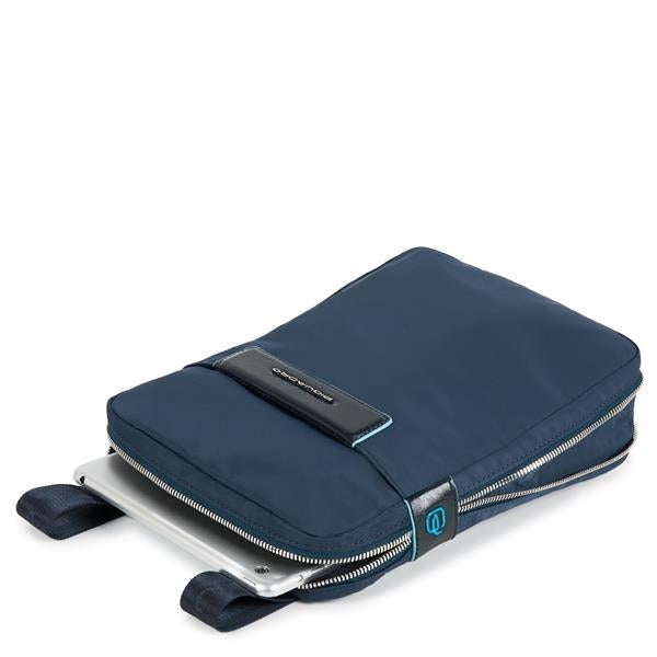 Borsello Porta Ipad Air Esp.Bile Pelle E Tessuto Piquadro