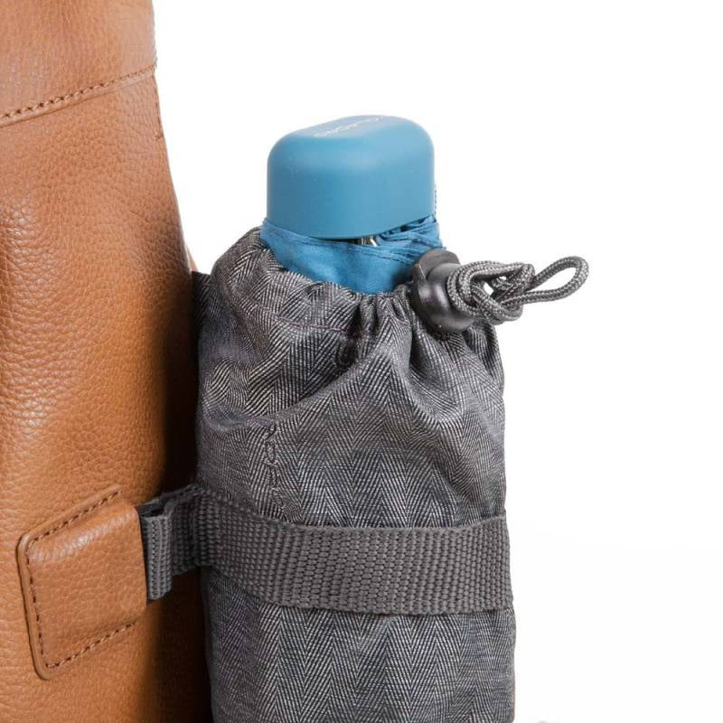 Cartella Con Patta E Tasca Frontale In Pelle Cuoio Piquadro
