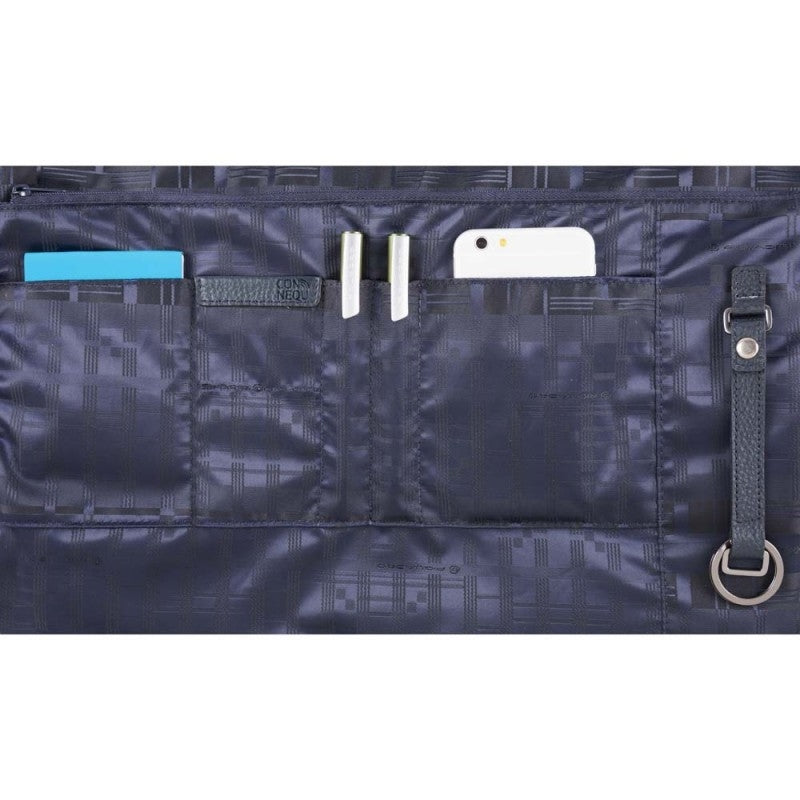 Cartella 2 Manici Sottile In Pelle Nero Scott Piquadro