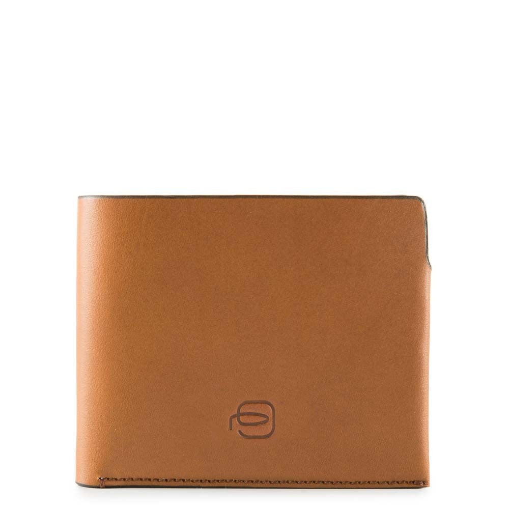 Portafoglio Uomo Pocket In Pelle, Carte Di Credito Piquadro