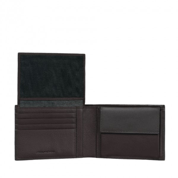 Pulse - Portafoglio Uomo In Pelle Marrone Piquadro