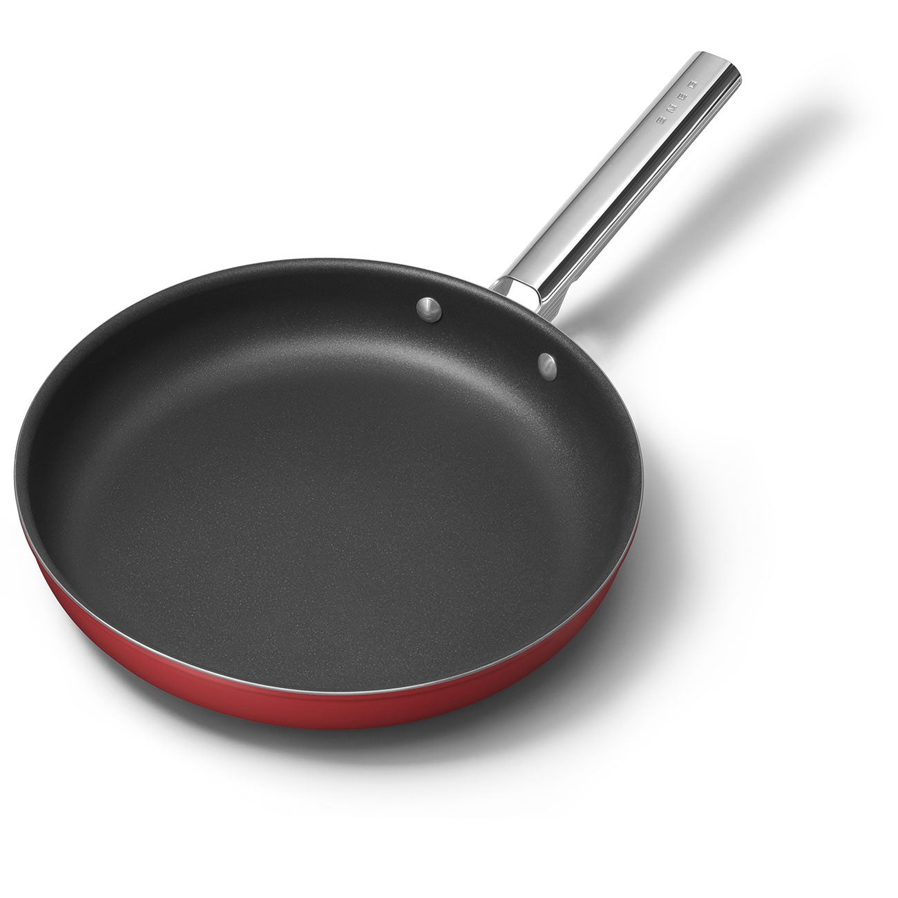 Padella Antiaderente - 30 cm Rosso Stile Anni 50 Smeg