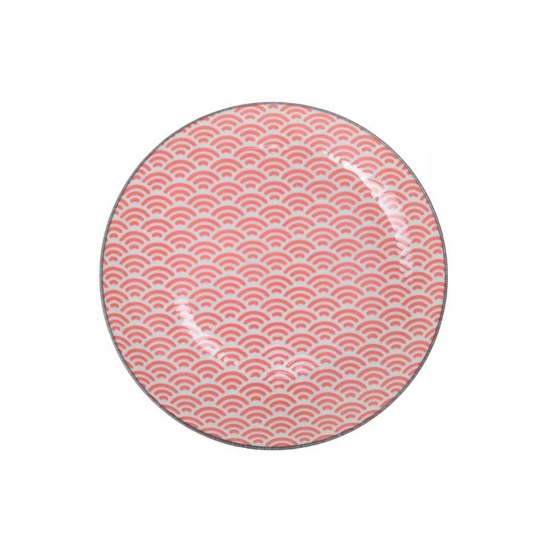 Star/Wave Piatto 20.6X2.2Cm Rosso Tokyo Design Studio
