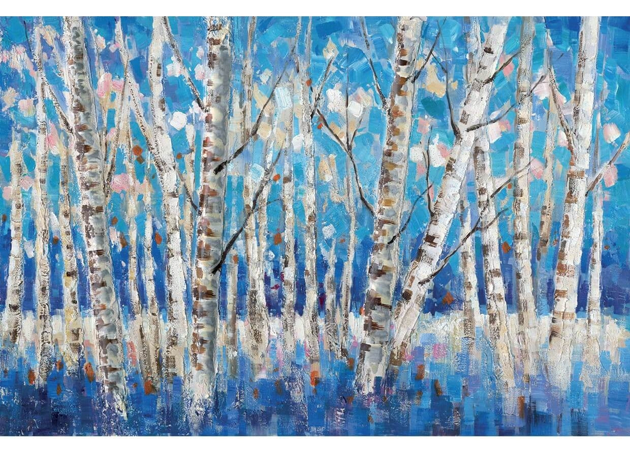 Quadro Dipinto A Mano Chill Forest Agave Agave Quadri