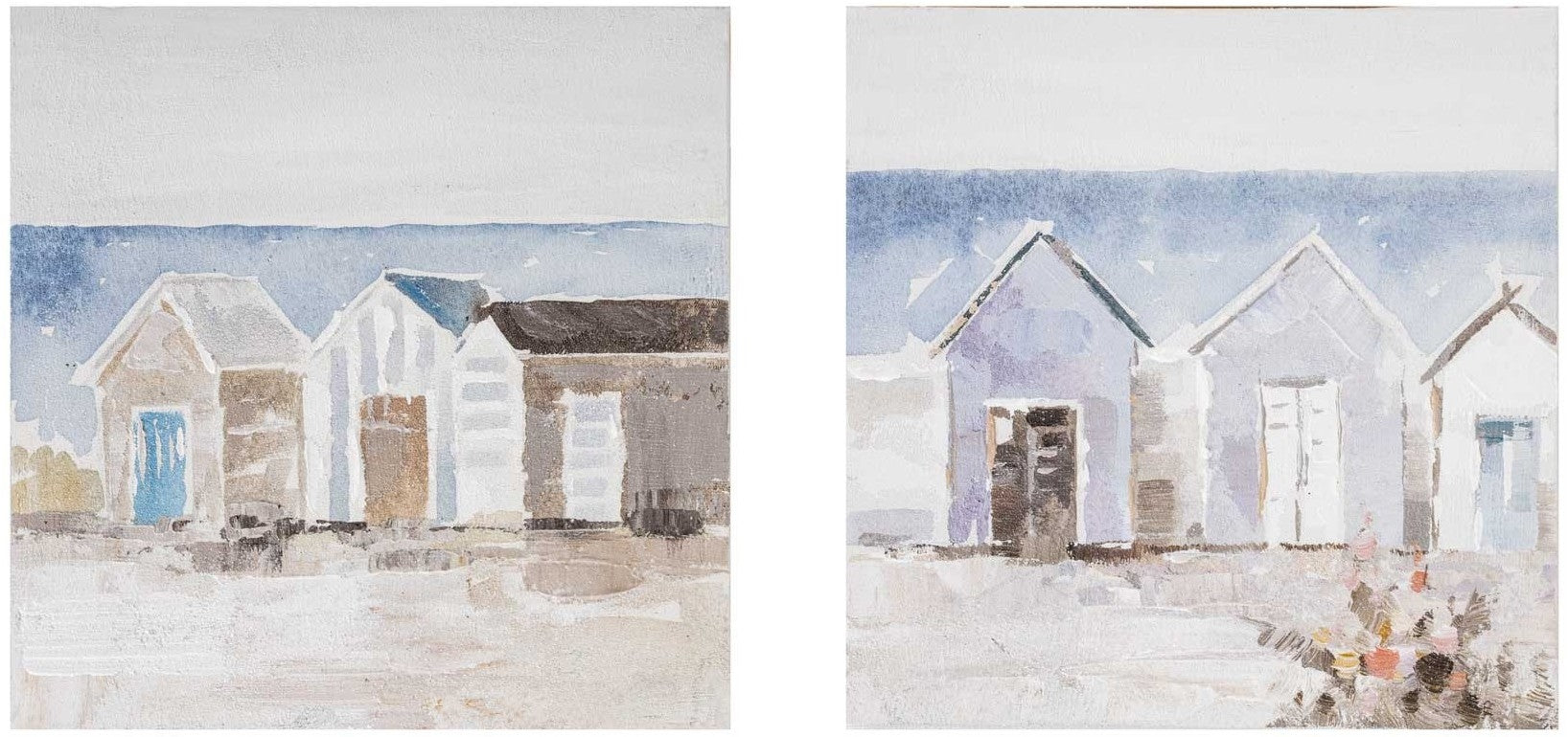 Vintage beach - set 2pz 30x30 Agave Agave Quadri