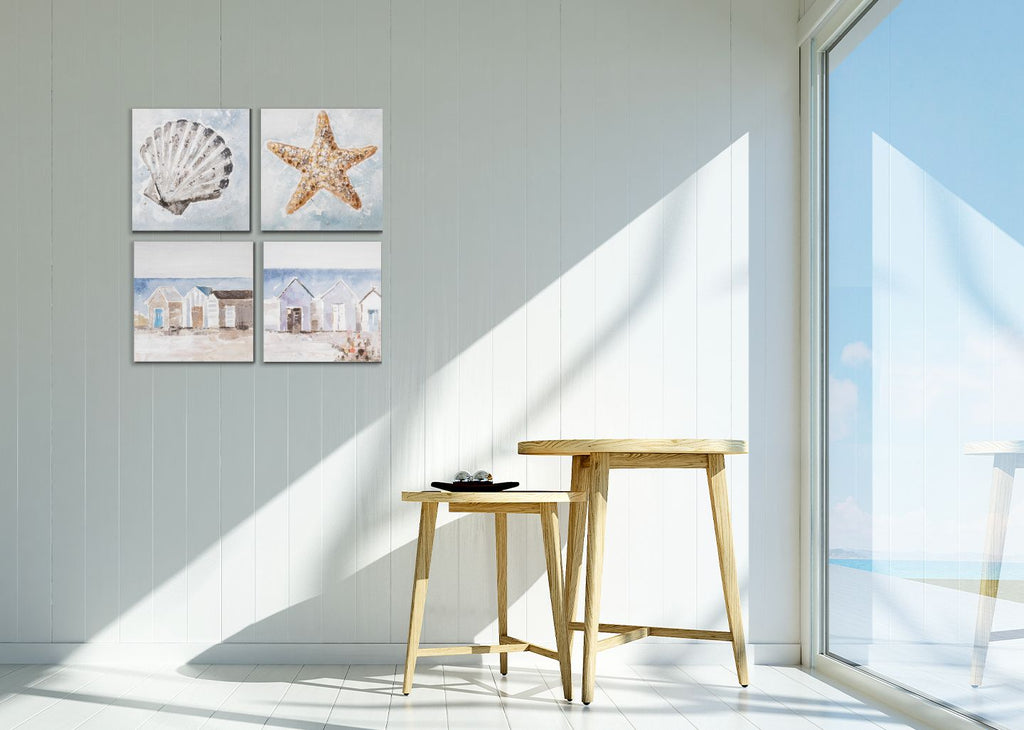 Vintage beach - set 2pz 30x30 Agave Agave Quadri