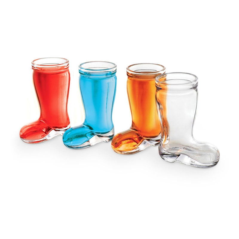 Touch Boot Shot Glasses 4Pk Maryleb Glass