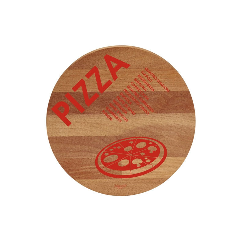 Tagliere Tondo Diam. 30 Cm Pizza Modern / Color Bisetti