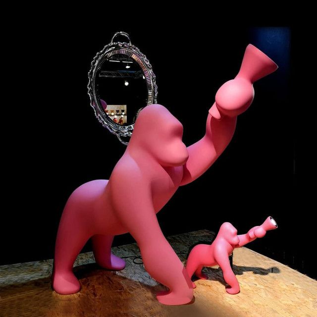 Kong XS Bright Pink Qeeboo Qeeboo