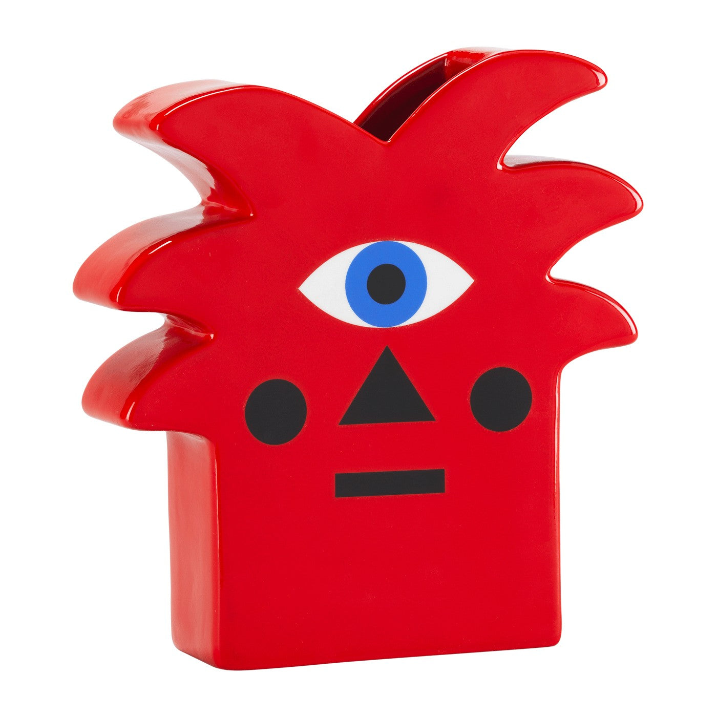 Vase Oggian Red Palm Qeeboo
