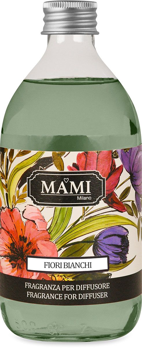Ricarica Diffusore Ambiente 500 Ml - Fiori Bianchi Mami Milano Mami Milano