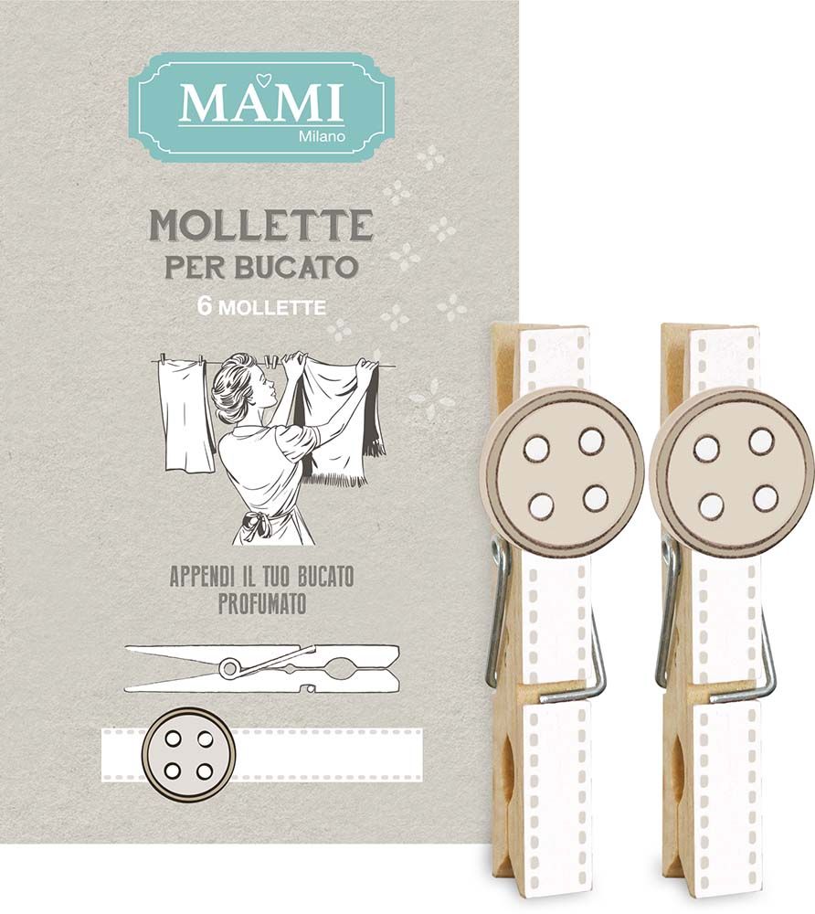 Kit 6 Mollette - Bianco Mami Milano