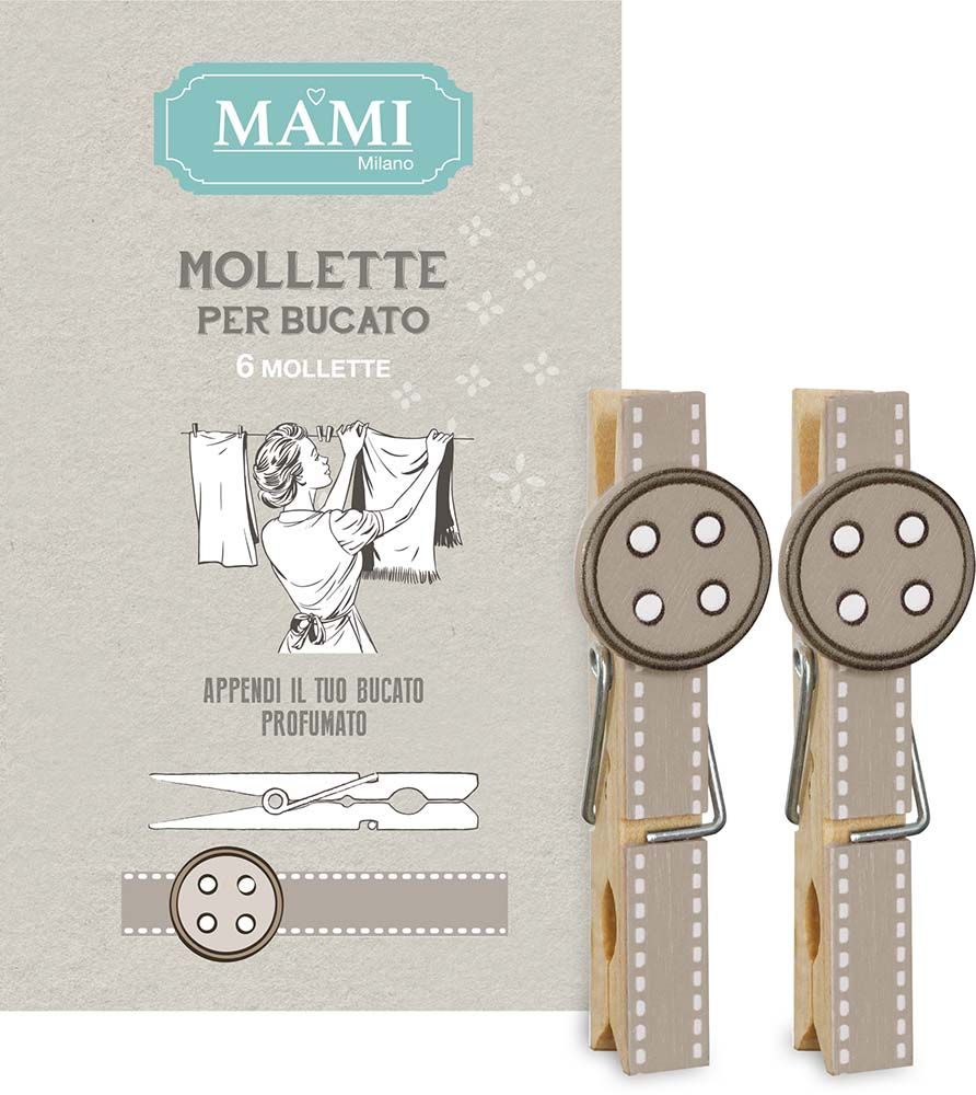 Kit 6 Mollette - Tortora Mami Milano
