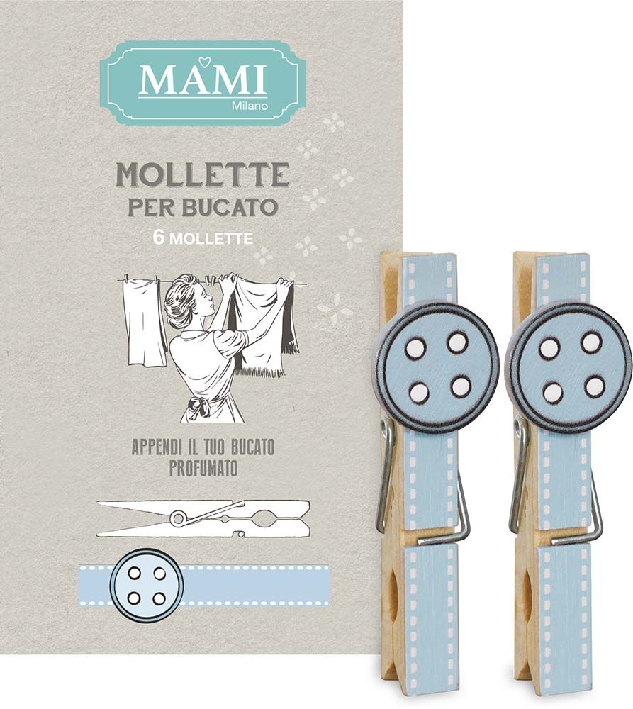 Kit 6 Mollette - Blu Mami Milano