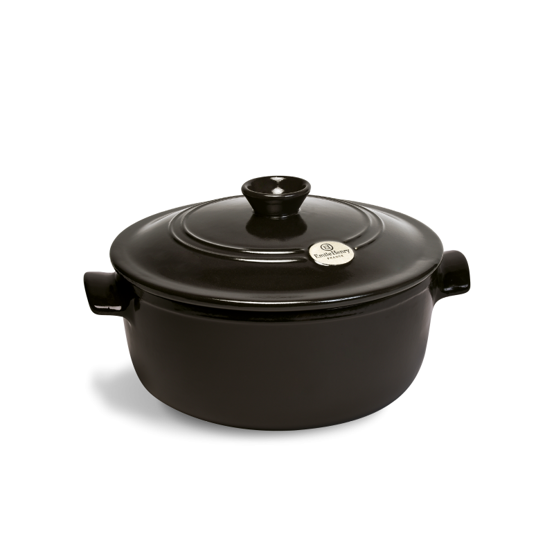 Cocotte Tonda Nera Fusain Emile Henry Emile Henry