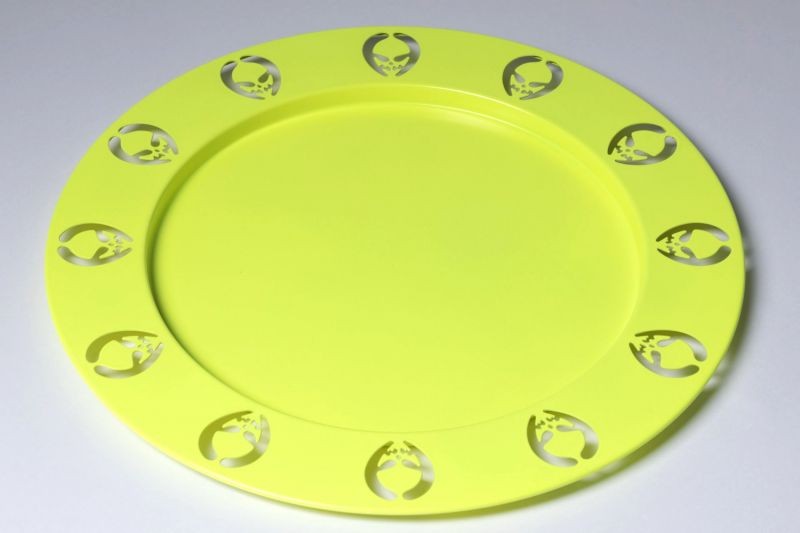 Vassoio Rotondo Giallo Alessi - Wardance Alessi