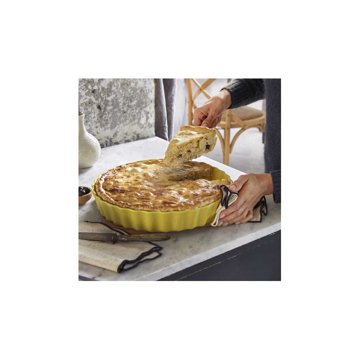 Tortiera alta D32cm - Provence Emile Henry Emile Henry