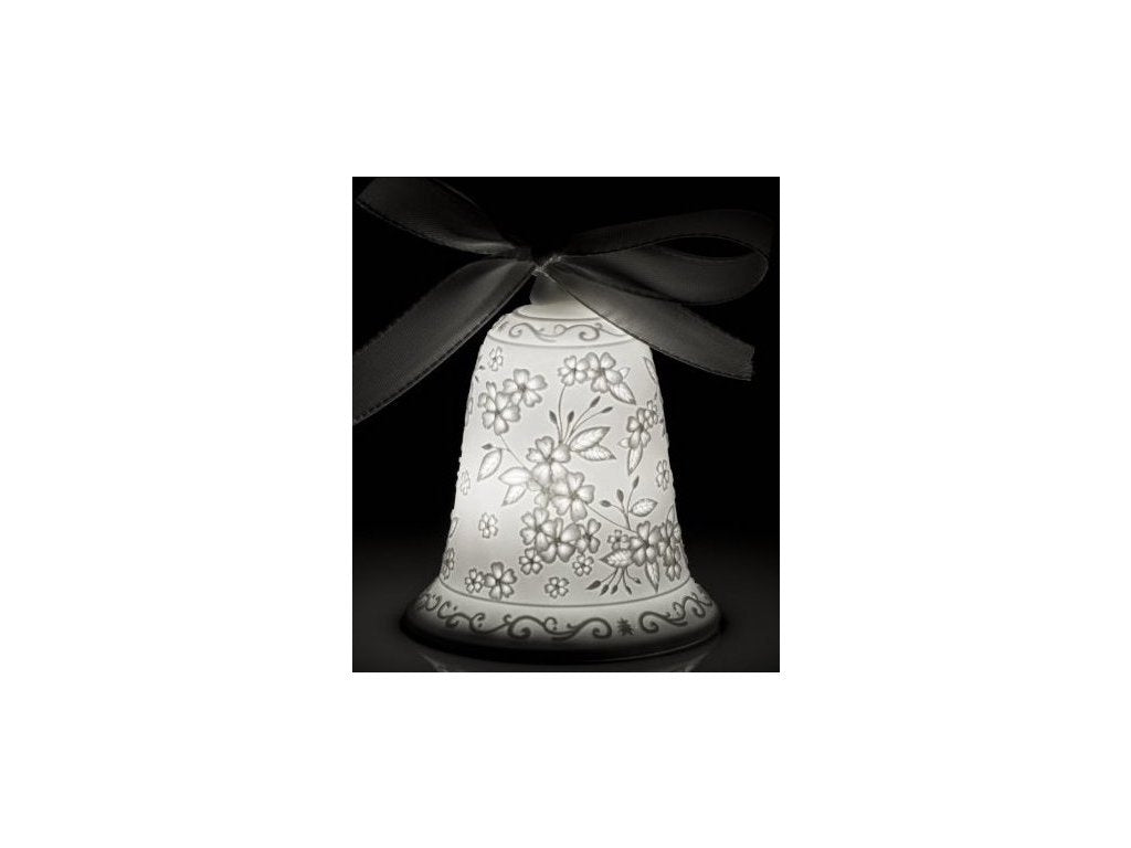 Campana Decorativa In Porcellana Non Smaltata Con Luce A Led Lamart