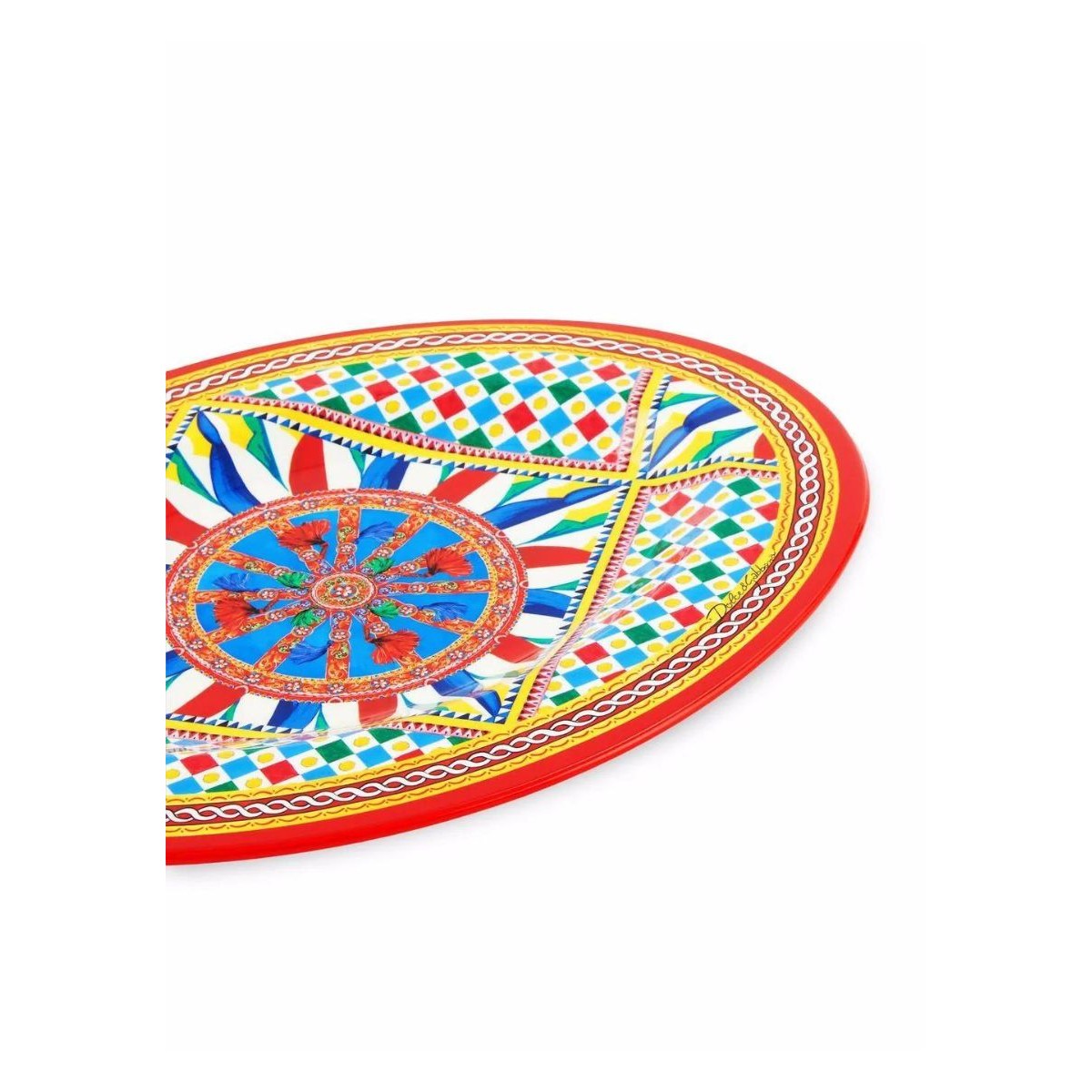 Oval Tray Carretto Dolce E Gabbana