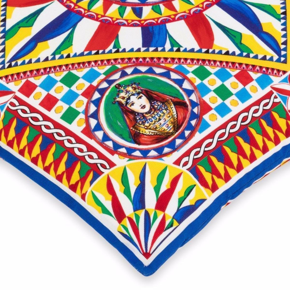 Small Cushion Carretto Dolce E Gabbana