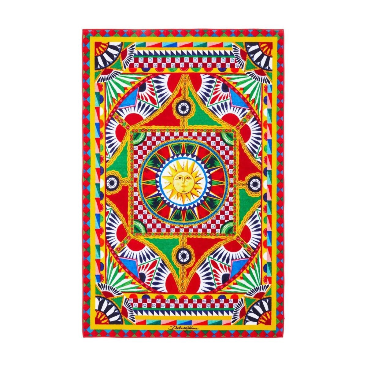 Bath Towel Carretto Dolce E Gabbana