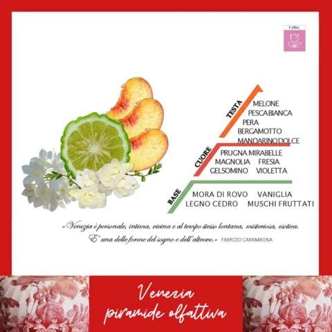 Venezia - Maioliche Diffusore Per Ambiente C/Bacchette 500Ml Rudy Profumi Rudy Profumi