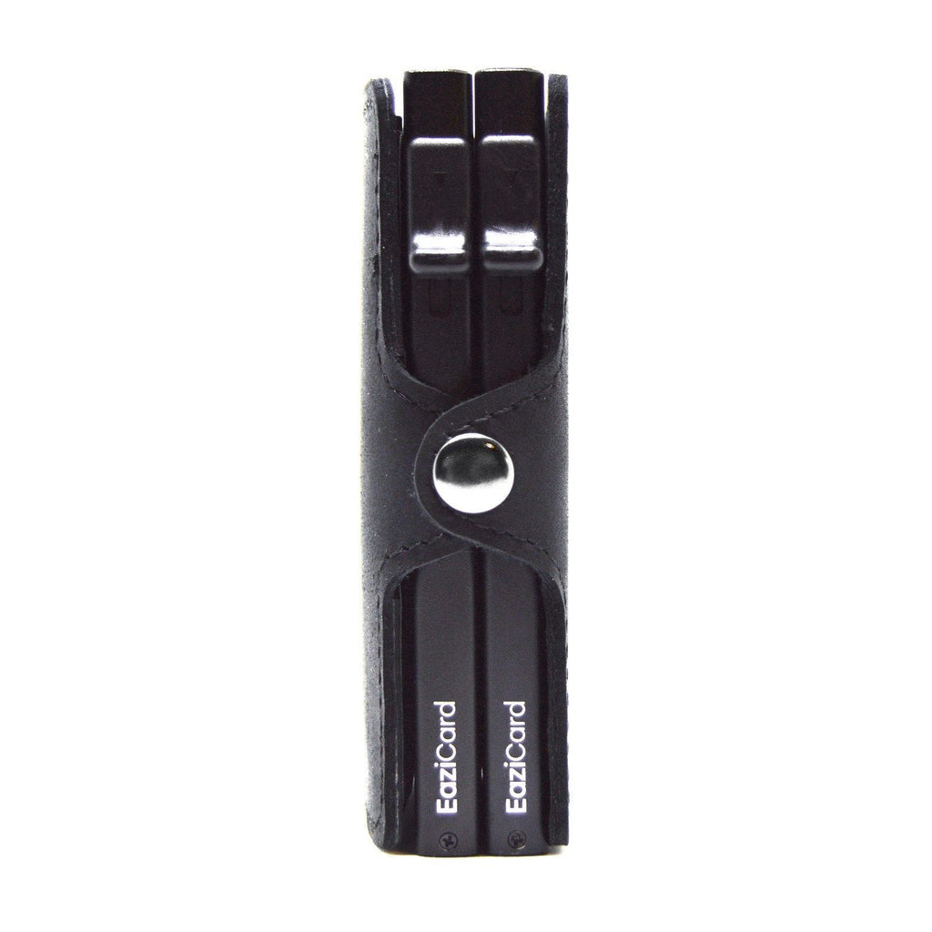Porta Carte Eazicard Pelle Double Black/Black Eazicard