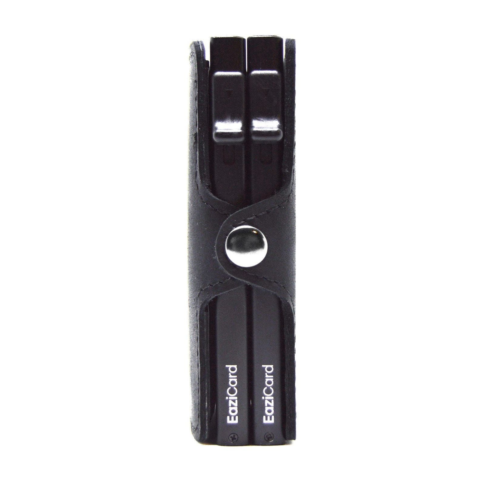 Porta Carte Eazicard Pelle Double Black/Black Eazicard