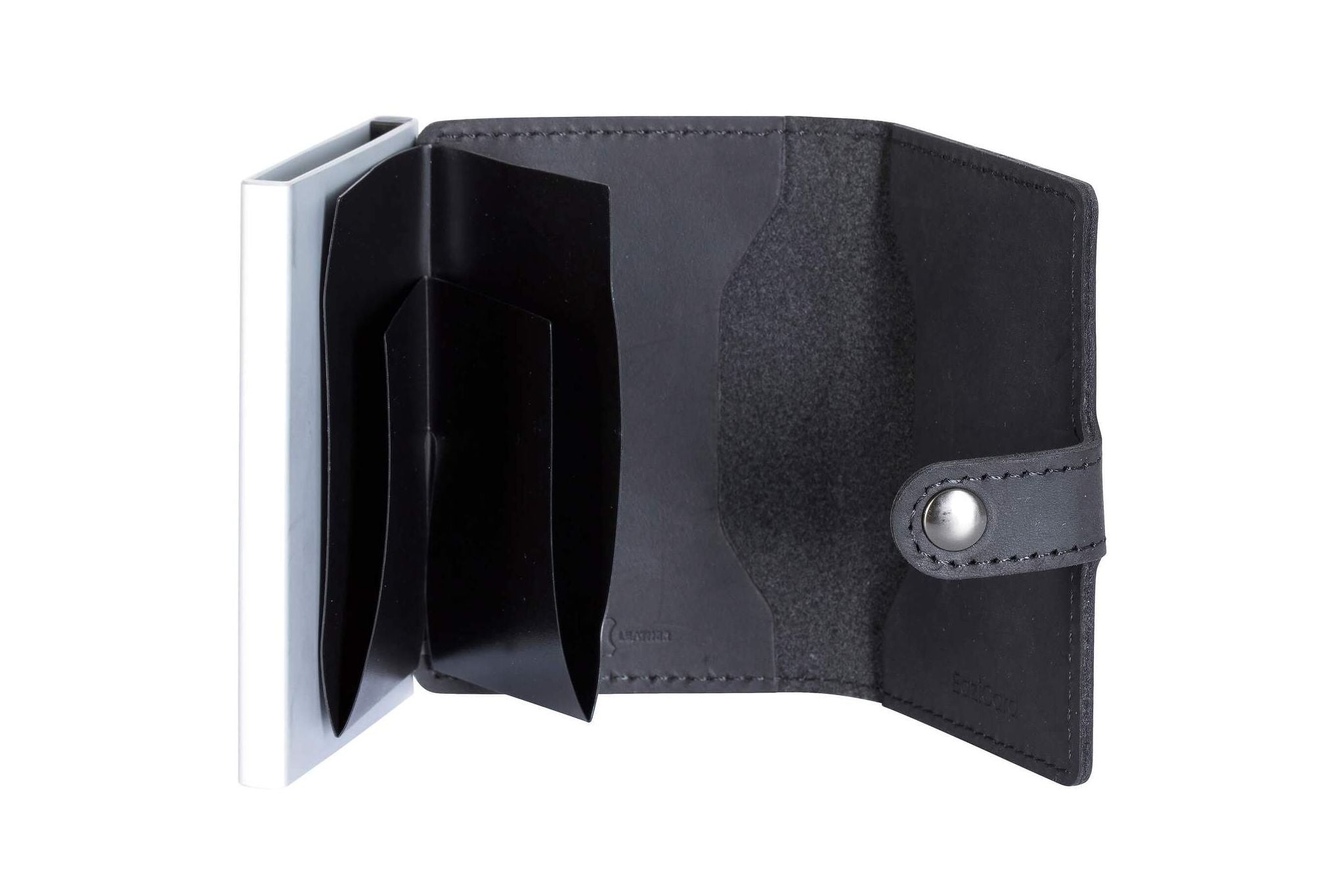 Porta Carte Eazicard Pelle Black/Silver Eazicard
